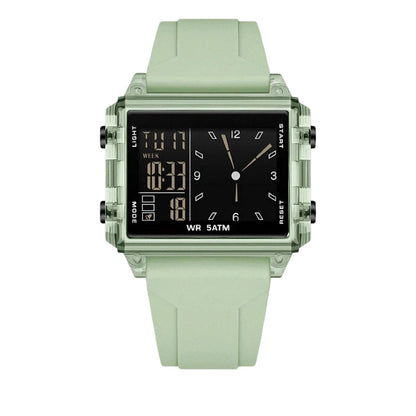 ⌚ 50% OFF NOW! 💧 Transparent Digital Watch – 50M Waterproof, Luminous Display & Hybrid Time – Style Meets Function ✨