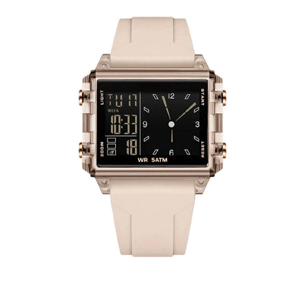 ⌚ 50% OFF NOW! 💧 Transparent Digital Watch – 50M Waterproof, Luminous Display & Hybrid Time – Style Meets Function ✨