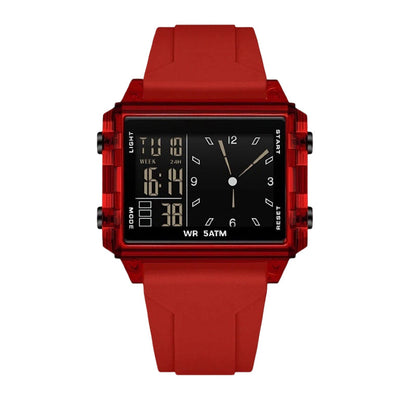 ⌚ 50% OFF NOW! 💧 Transparent Digital Watch – 50M Waterproof, Luminous Display & Hybrid Time – Style Meets Function ✨