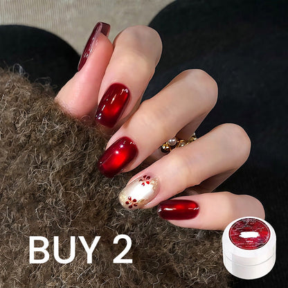 Spar Cat Eye Gel Polish Shiny Magnetic Glitter Nail Art Polish
