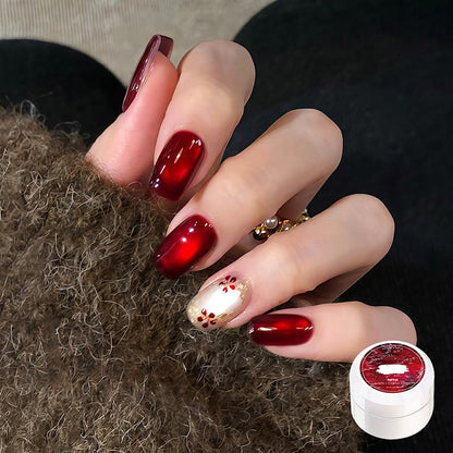 Spar Cat Eye Gel Polish Shiny Magnetic Glitter Nail Art Polish