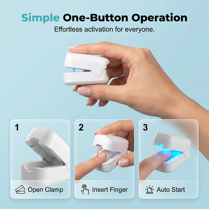 🥳HOT SALE 2026🥳💞50,000+ SOLD!👵❤️ 50% OFF! Portable blue light nail care device