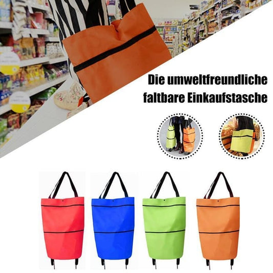 2-in-1 Foldable Shopping Cart