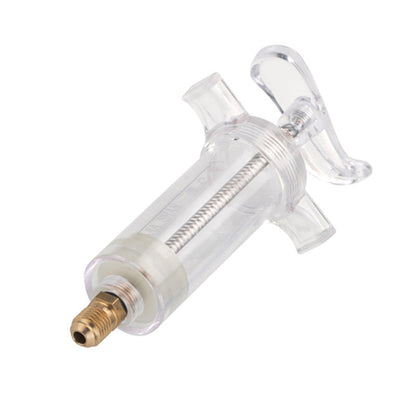 ⏳Time-Limited Special⏰Precision AC Oil Dye Injector – Brass Construction, High Pressure Hose, Clear Barrel ✨