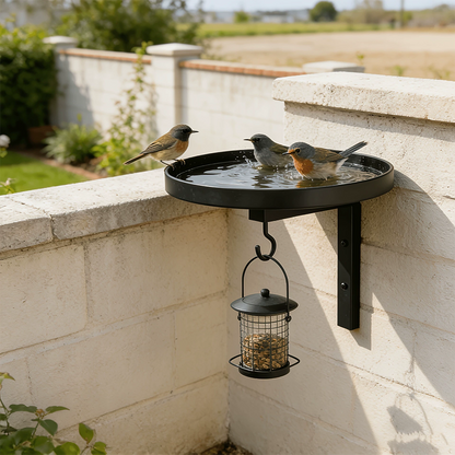 🌸LAST DAY SPECIAL PRICE!!🌸Wall-Mounted Metal Bird Bath Basin