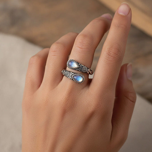 🌿 Versatile Open Ring with Delicate Zircon Sparkle🎁Time-Sensitive Exclusive Deal!