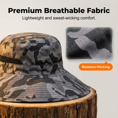 Summer Cooling Solar Fan Bucket Hat