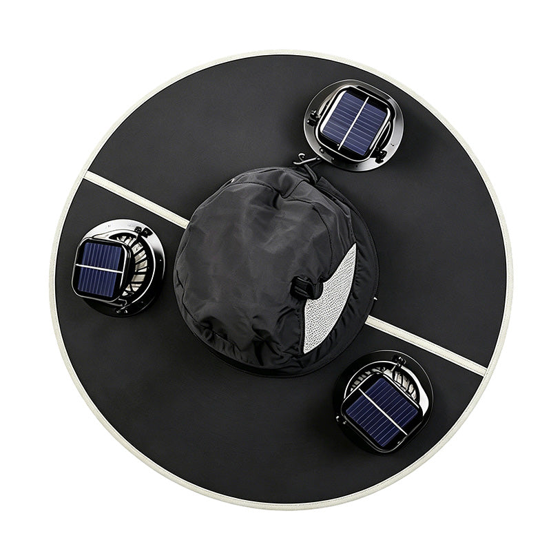 Summer Cooling Solar Fan Bucket Hat