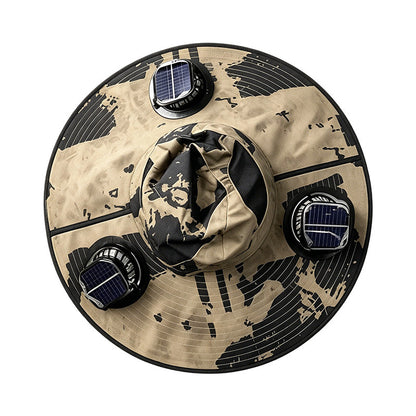 Summer Cooling Solar Fan Bucket Hat