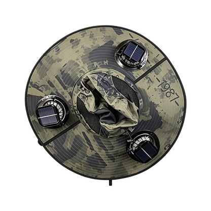 Summer Cooling Solar Fan Bucket Hat