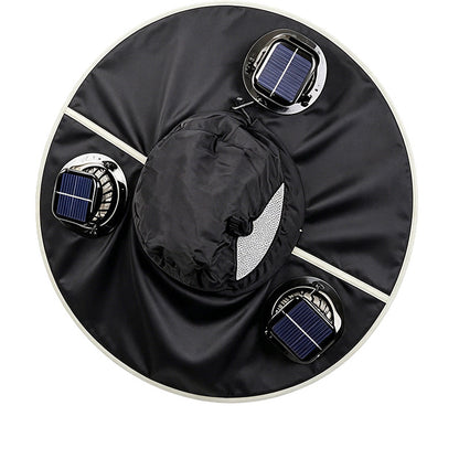 Summer Cooling Solar Fan Bucket Hat