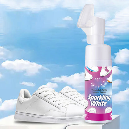 🌿Waterless Foam White Shoe Cleaner with Brush