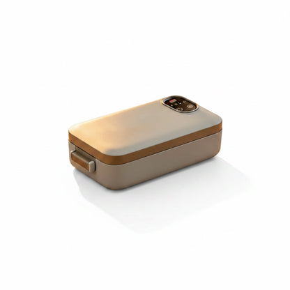 🍱Portable Electric Lunch Box with Self-Heating – Compact & silent – Keeps meals warm – perfect for office, road trips or picnics 🔋✨