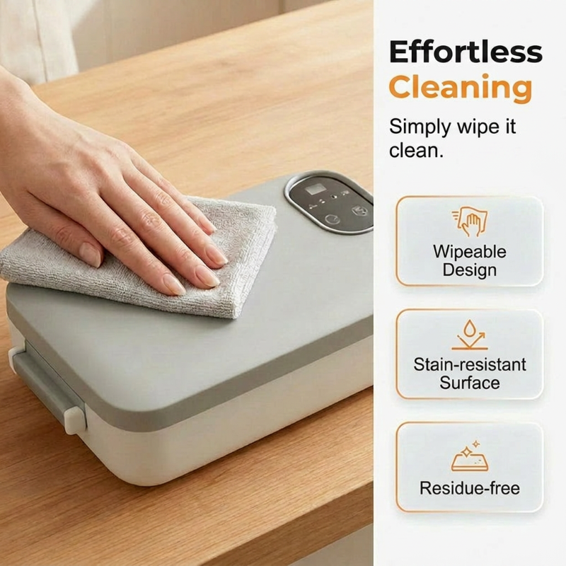 🍱Portable Electric Lunch Box with Self-Heating – Compact & silent – Keeps meals warm – perfect for office, road trips or picnics 🔋✨