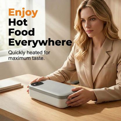 🍱Portable Electric Lunch Box with Self-Heating – Compact & silent – Keeps meals warm – perfect for office, road trips or picnics 🔋✨