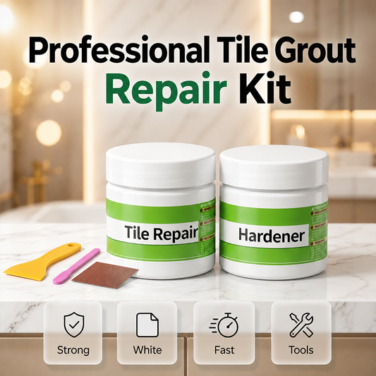 ile Grout Repair Kit – Erase Cracks, Restore Shine 🧱✨ Professional-grade repair in minutes – no skills, no mess, just perfect results! 🛠️💎