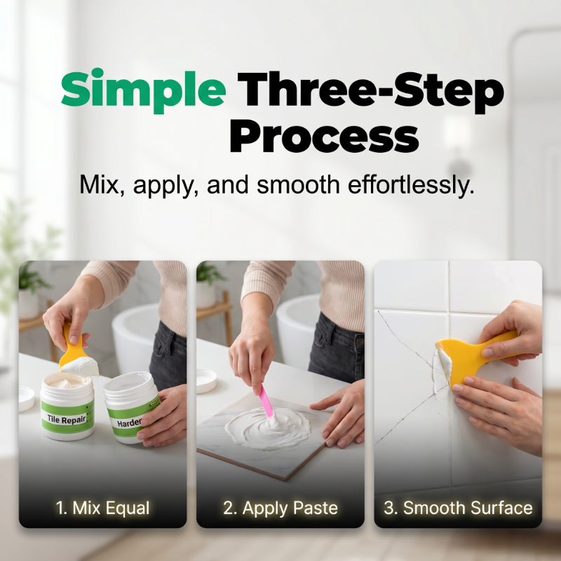 ile Grout Repair Kit – Erase Cracks, Restore Shine 🧱✨ Professional-grade repair in minutes – no skills, no mess, just perfect results! 🛠️💎