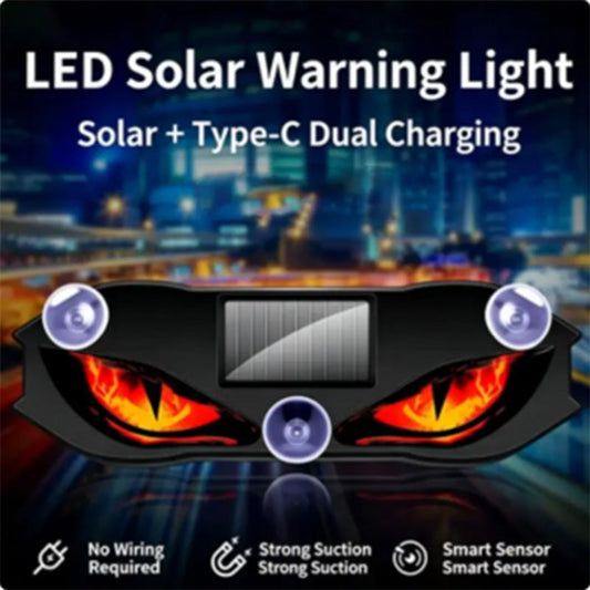 🚗🔆 Solar-Powered LED Car Warning Light – 50% OFF! Solar-powered, weatherproof, automatic activation at dark – for more safety on the roadside. 🔥🛡️