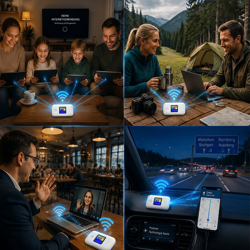 ✨ Say Goodbye to Slow, Unreliable WiFi – Portable WiFi 6 Hotspot for High-Speed Access Anywhere! ✨