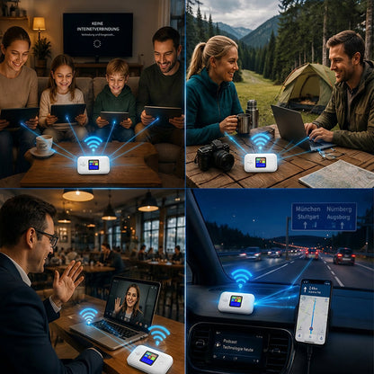 ✨ Say Goodbye to Slow, Unreliable WiFi – Portable WiFi 6 Hotspot for High-Speed Access Anywhere! ✨