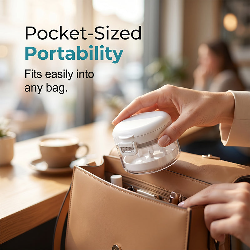 🦷Portable Magnetic Aligner Cleaning Case, Removable Retainer Storage Cleaner Box💧
