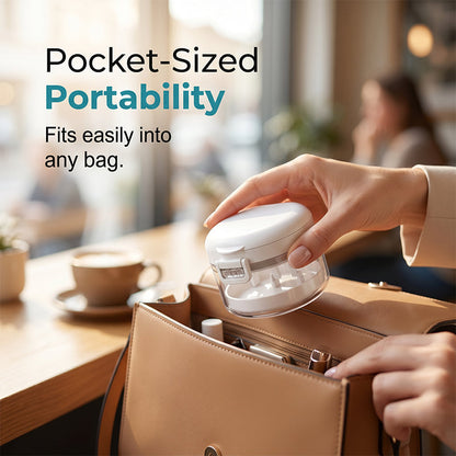 🦷Portable Magnetic Aligner Cleaning Case, Removable Retainer Storage Cleaner Box💧