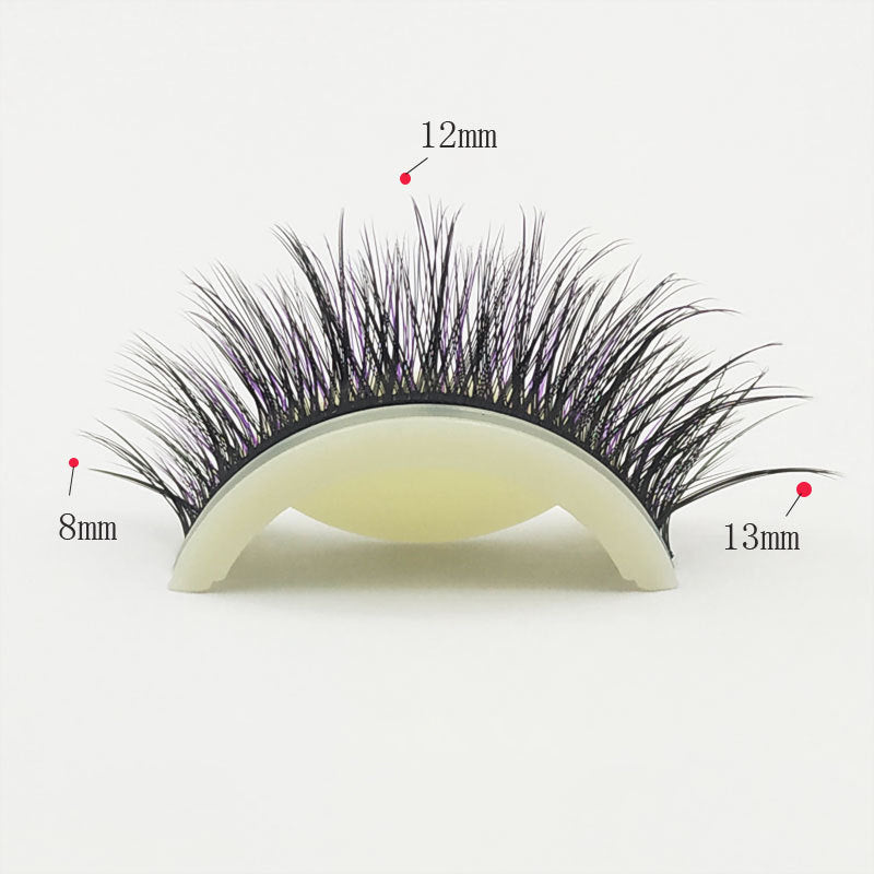 👁️Reusable Self-Adhesive False Eyelashes – 3-Pair Glue-Free Lash Set💕
