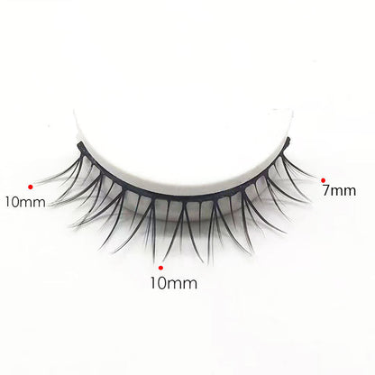 👁️Reusable Self-Adhesive False Eyelashes – 3-Pair Glue-Free Lash Set💕