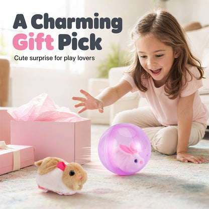 🥳2026 HOT SALE🥳💞50K+ SOLD! 💖🐱Interactive Plush Animal Rolling Ball