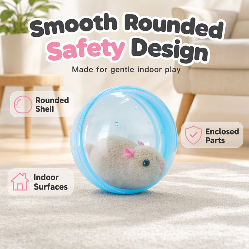 🥳2026 HOT SALE🥳💞50K+ SOLD! 💖🐱Interactive Plush Animal Rolling Ball