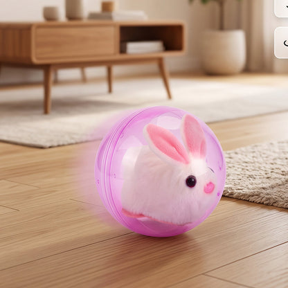 🥳2026 HOT SALE🥳💞50K+ SOLD! 💖🐱Interactive Plush Animal Rolling Ball