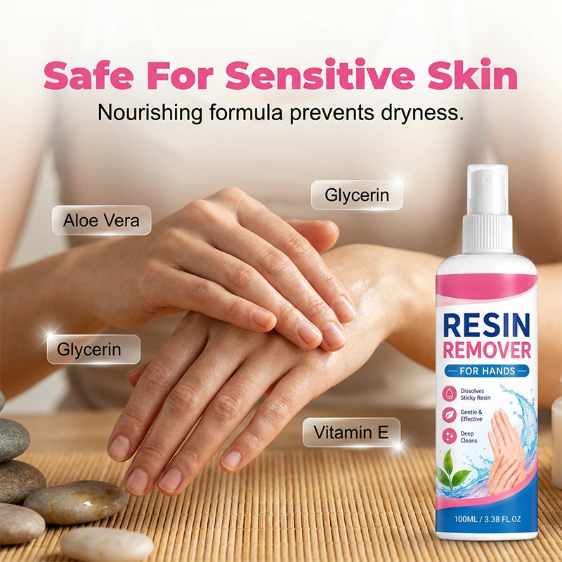 🎉 2026 Sale — Over 91,000 Sold! 🧴 Gentle Resin Remover for Hands – Instant Sticky Clean & Skin-Safe Formula ✨