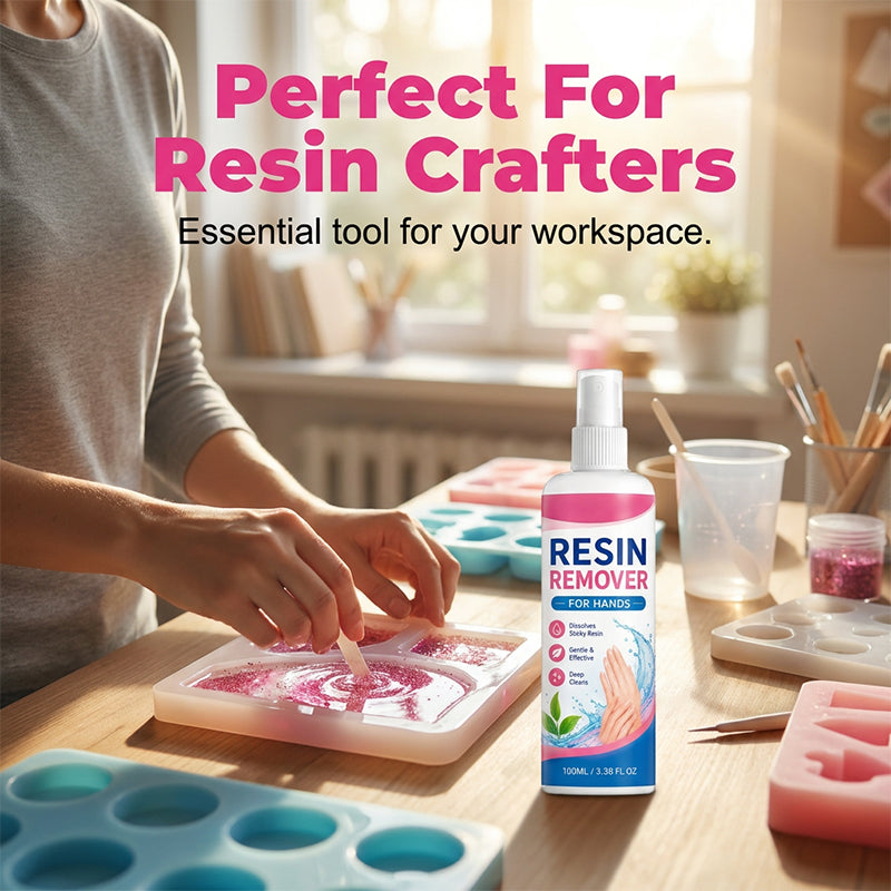 🎉 2026 Sale — Over 91,000 Sold! 🧴 Gentle Resin Remover for Hands – Instant Sticky Clean & Skin-Safe Formula ✨