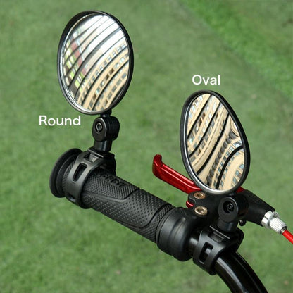 🥳2026 HOT SALE🥳💞50K+ SOLD!🚲🔍 50% OFF! 360° Rotating Rearview Mirror – Clear view behind, no more neck twisting. Fits bikes, e‑bikes & motorcycles. Tool‑free silicone strap! 🛡️✨