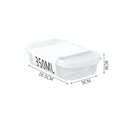 Stackable Fridge Storage Container with Lid🔥50% OFF Limited Time Deal⏳ Airtight Organizer To Save Refrigerator Space & Keep Food Fresh