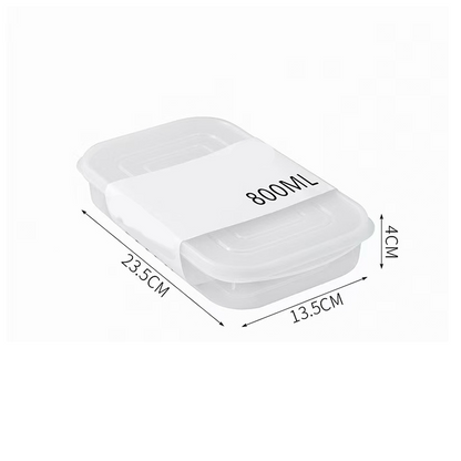 Stackable Fridge Storage Container with Lid🔥50% OFF Limited Time Deal⏳ Airtight Organizer To Save Refrigerator Space & Keep Food Fresh