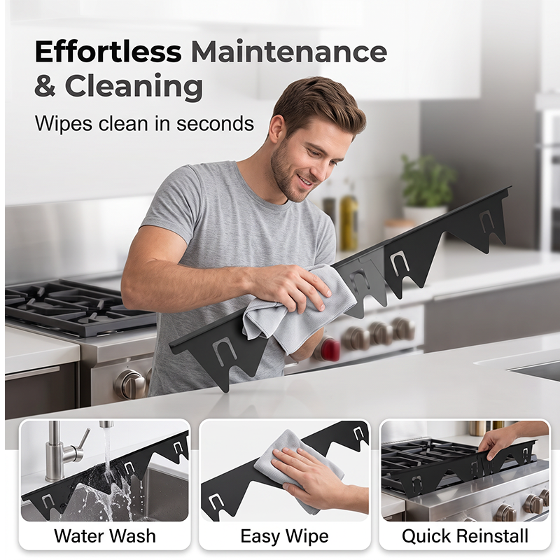 Heat Resistant Sliding Kitchen Counter Gap