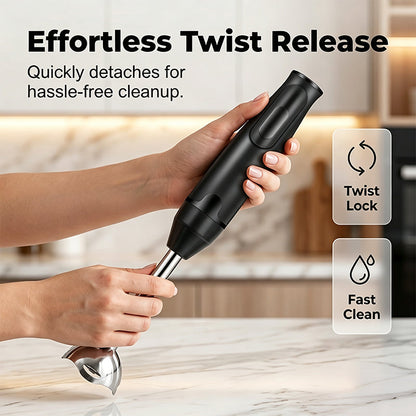 Multi-Purpose Hand Blender with Stainless Steel Blades