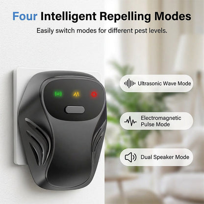 📢📢50% OFF !! ⏰Ultrasonic Pest Repeller with 4 Modes