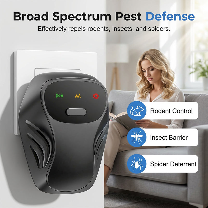 📢📢50% OFF !! ⏰Ultrasonic Pest Repeller with 4 Modes
