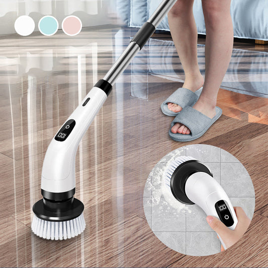 ⏳Time-Limited Special⏰8-in-1 Electric Scrub Brush – Spin Away Stubborn Grime ✨