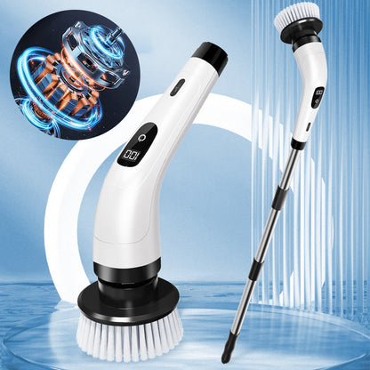 ⏳Time-Limited Special⏰8-in-1 Electric Scrub Brush – Spin Away Stubborn Grime ✨