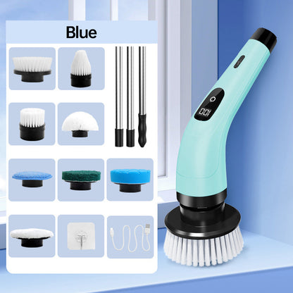 ⏳Time-Limited Special⏰8-in-1 Electric Scrub Brush – Spin Away Stubborn Grime ✨
