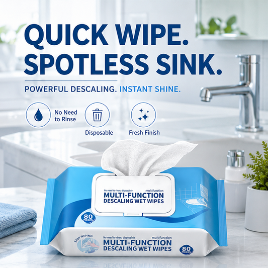 🚿 BUY MORE GET MORE FREE 🎁Multi-function Bathroom Descaling Cleaning Wipes