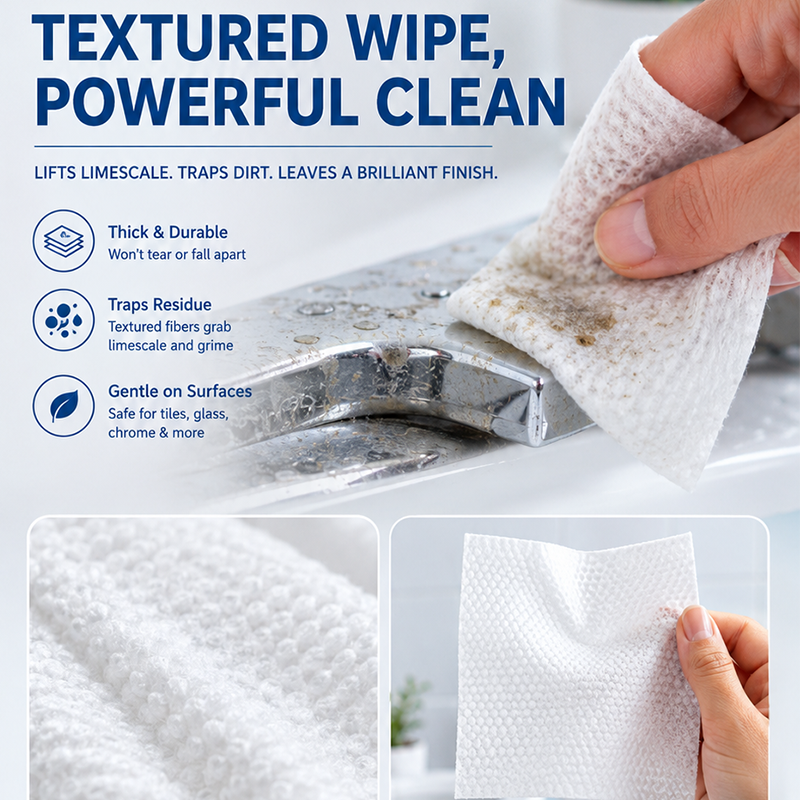 🚿 BUY MORE GET MORE FREE 🎁Multi-function Bathroom Descaling Cleaning Wipes