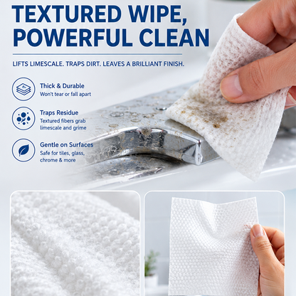 🚿 BUY MORE GET MORE FREE 🎁Multi-function Bathroom Descaling Cleaning Wipes