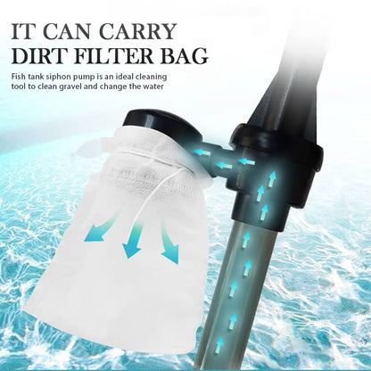 🥳2026 HOT SALE🥳💞50K+ SOLD!🐠Electric Aquarium Gravel Cleaner – Battery‑powered, no manual pumping. Adjustable tube length fits small to large tanks. Clean gravel & change water with ease! 🧹✨