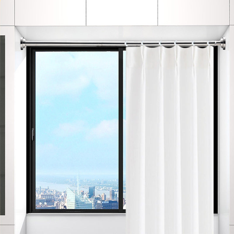 🧥50% OFF NOW! Adjustable No‑Drill Tension Rod, 70‑100cm Spring Tension Clothes Hanging Rod, No‑Damage Non‑Slip Closet Curtain Rod, Max 15KG Load for Wardrobe, Bathroom