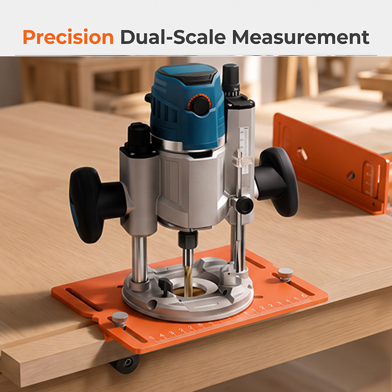 ⏳🔥LIMITED-TIME 50% OFF! ⏰🔩 Aluminum Alloy Wood Router Slotting Bracket – Straight Slots Every Time, Even for Beginners! ✨