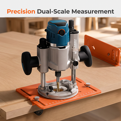 ⏳🔥LIMITED-TIME 50% OFF! ⏰🔩 Aluminum Alloy Wood Router Slotting Bracket – Straight Slots Every Time, Even for Beginners! ✨